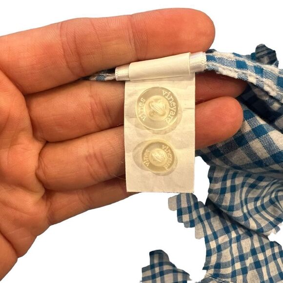 Vineyard vines blue checkered slim fit tucker shirt - Picture 4 of 10